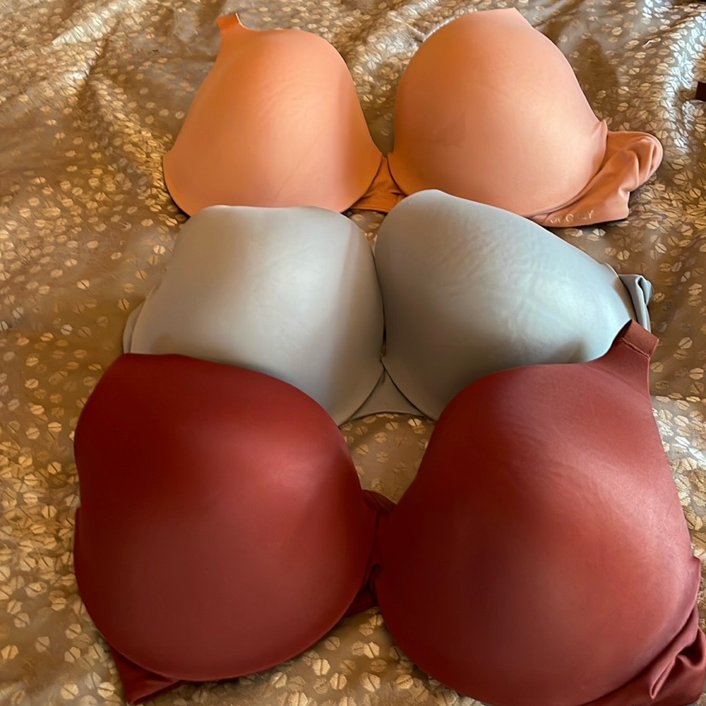 Three Jockey underwire bras